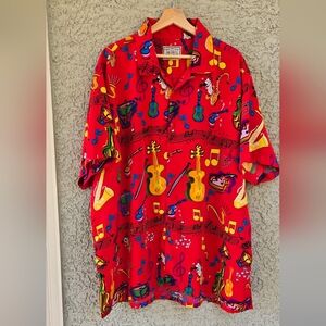 True Identity Vintage Musician Button Down Shirt